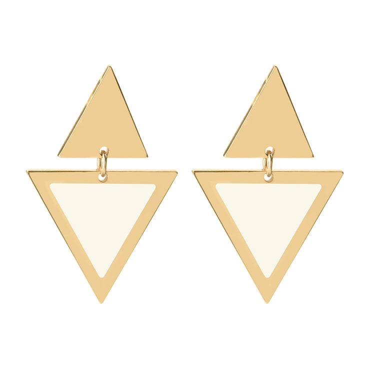 orecchini Almas Gioielli Orecchini con triangoli rovesciati 
