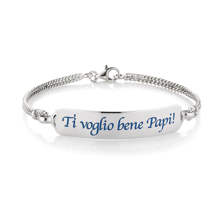 bracciale Almas Gioielli Bracciale Ti voglio bene Papi 