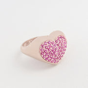 Anello cuore pavé - Almas Gioielli