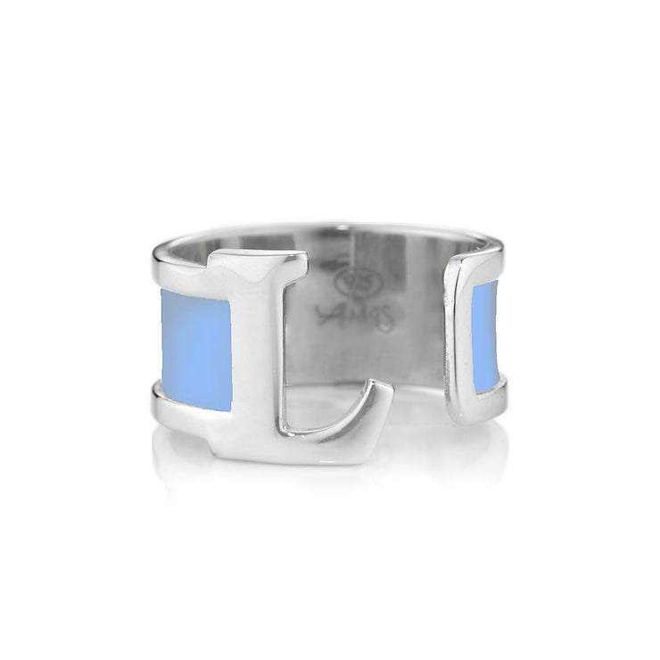Anello con iniziale L