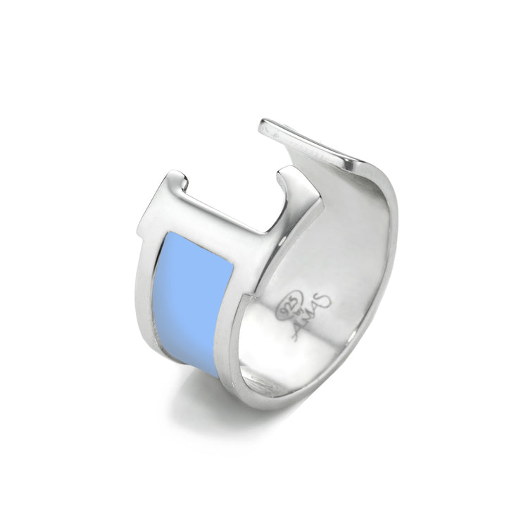 Anello con iniziale L