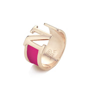 Anello con iniziale N