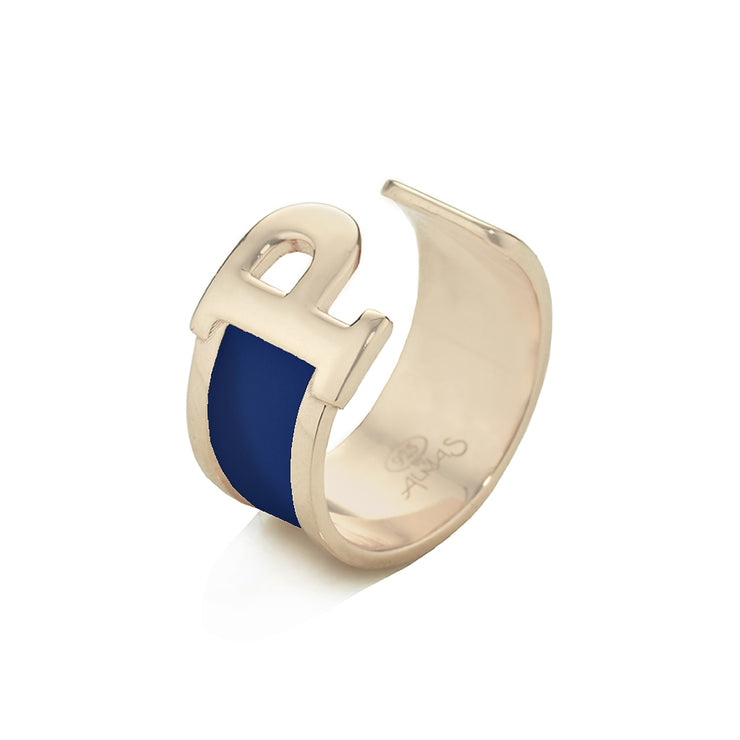 Anello con iniziale P