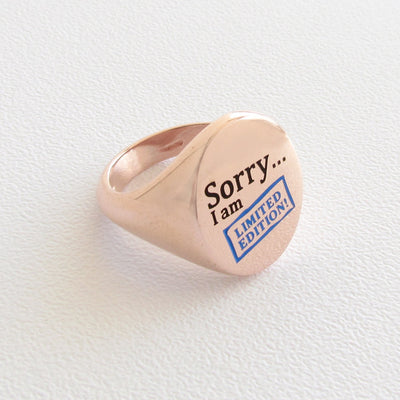 Anello Sorry I Am Limited Edition - Almas Gioielli