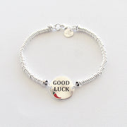 Bracciale con anellini e pepita Good luck - Almas Gioielli