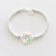 bracciale Almas Gioielli Bracciale con anellini e pepita Tu sarai per Me Unico al Mondo ed io sarò per Te Unica al Mondo 