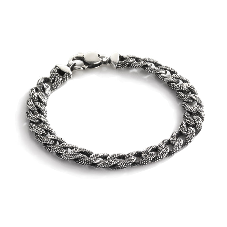 bracciale Almas Gioielli Bracciale catena grumetta puntinata 