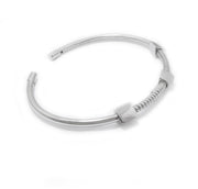 bracciale Almas Gioielli Bracciale rigido flessibile con borchie 