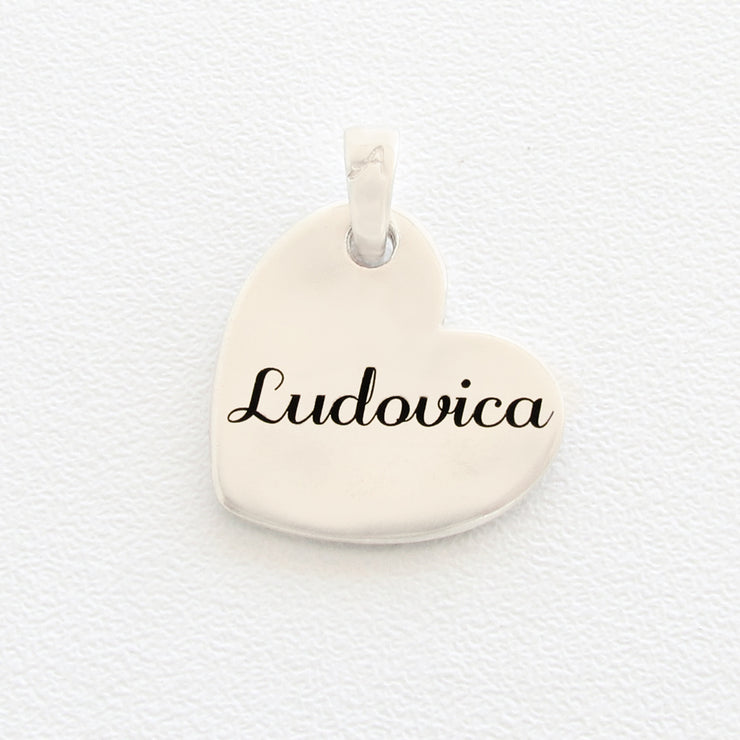 Collana Personalizzata Con Iniziale - Cuore & Lettere A-Z In Argento 925 - Regalo Perfetto - Foto 4