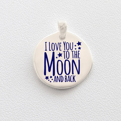 I love you to the moon and back - Almas Gioielli