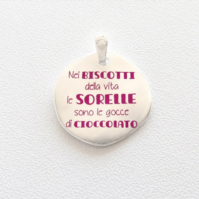 Nei Biscotti della vita le Sorelle sono le gocce di Cioccolato - Almas Gioielli