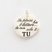 La felicità ha 8 lettere... la mia solo 2: tu - Almas Gioielli