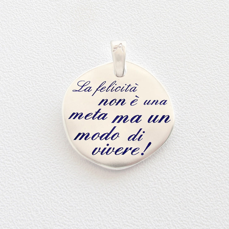 La felicità non è una meta ma un modo di vivere - Almas Gioielli
